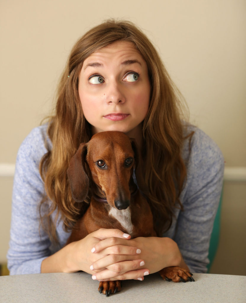 Actress and comedian Lauren Lapkus hates playing herself. And so does her dog, Franny pup.